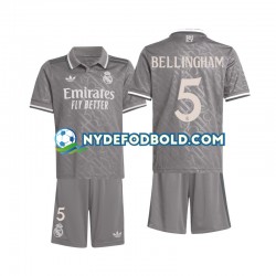3. Valg Trøje Real Madrid Bellingham 5 2024-2025 K/Æ Børn(+Shorts)