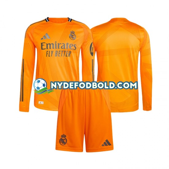 Udebane Trøje Real Madrid 2024-2025 L/Æ Børn(+Shorts)
