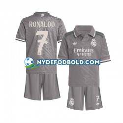 3. Valg Trøje Real Madrid Cristiano Ronaldo 7 2024-2025 K/Æ Børn(+Shorts)