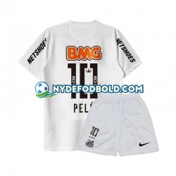 Hjemmebane Trøje Santos PELE 10 Retro 2011-2012 K/Æ Børn(+Shorts)