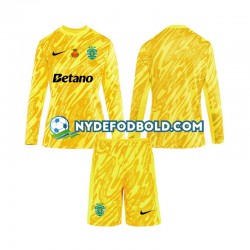 3. Valg Trøje Sporting CP Målmand 2024-2025 L/Æ Børn(+Shorts)